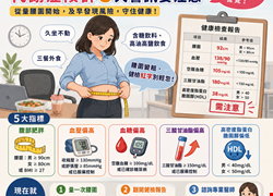 沒有不舒服，不代表沒問題！掌握「代謝症候群 5 指標」與「血壓 722 原則」