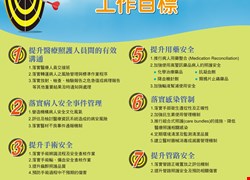 107-108年度醫院版病安目標海報