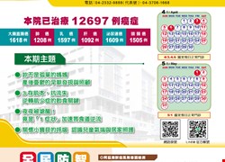 亞大附醫115年4月份門診時刻表公告
